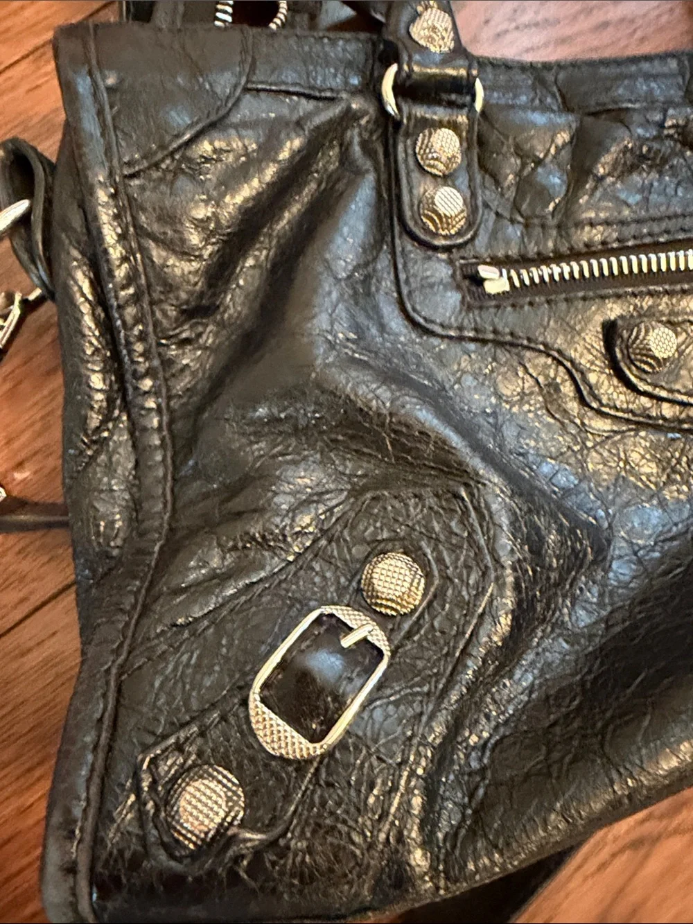 AUTHENTIC BALENCIAGA black city bag